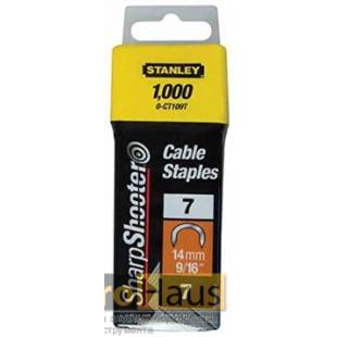 Скобы для степлера  "CABLE",тип "7", 12мм, 1-CT108T