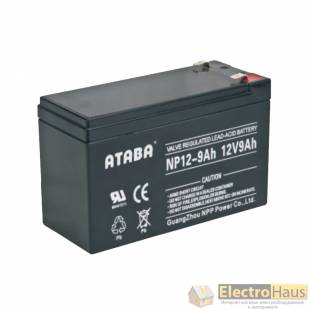 Аккумулятор ATABA AGM 12V 9Ah