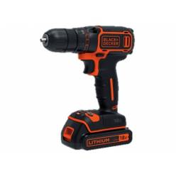 Акумуляторная дрель-шуруповёрт Black&Decker BDCDC18KB