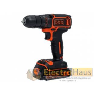 Акумуляторная дрель-шуруповёрт Black&Decker BDCDC18KB