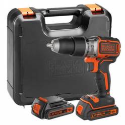 Аккумуляторный бесщеточный шуруповерт Black+Decker BL188KB (ударный)