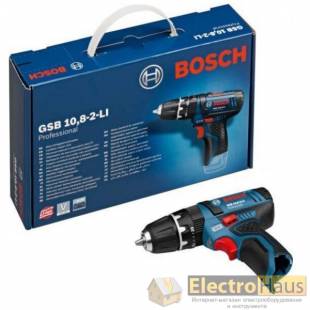 Аккумуляторная ударная дрель-шуруповерт BOSCH GSB 12V-15