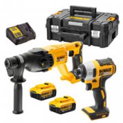 Набор из двух инструментов аккумуляторных бесщеточных DeWALT DCK2062M2T