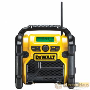 Радиоприемник AM/FM, AUX порт, DeWALT DCR019