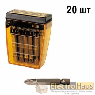 Бита DeWALT Pz2, L=50мм, 20 шт. DT7912.