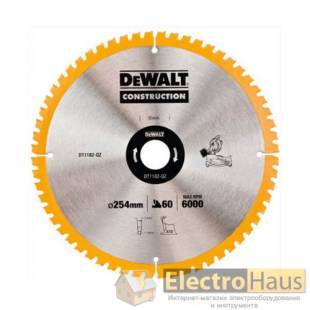 Пильный диск 254x30мм, DeWALT DT1182