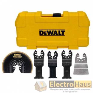 Набор приспособлений DeWALT для DWE315, DCS355 в чемодане, 5 шт.:  DT20701, DT20704 (2 шт), DT20714, DT20711, DT20714.