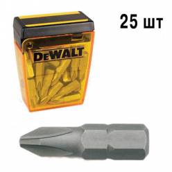 Бита торсионная DeWALT "Extra Grip" Ph2, L=25мм, 25шт