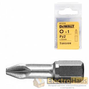 Бита торсионная DeWALT "Extra Grip" Pz2, L=25мм, 1шт