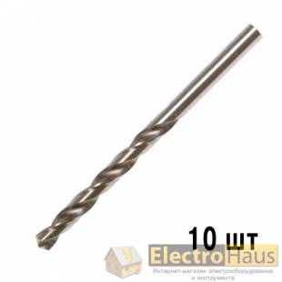 Сверло по металлу DeWALT "EXTREME2" HSS-G, диаметр 10 мм, общая длина 133 мм, рабочая длина 84 мм, промышленное, 10 штук.
