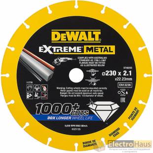 Диск алмазный по металлу DeWALT DT40255 (230х2.1х22.23 мм)