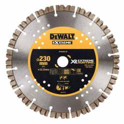 Диск алмазный DeWALT DT40260 EXTREME (230х3х22.23 мм) для мокрого и сухого использования