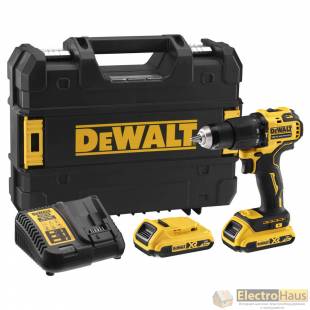 Дрель-шуруповёрт аккумуляторная бесщёточная ударная DeWALT DCD709D2T