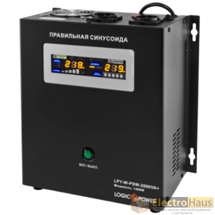 ИБП с правильной синусоидой LogicPower LPY- W - PSW-2000VA+ (1400Вт) 10A/20A 24В