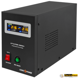 ИБП с правильной синусоидой LogicPower LPY-B-PSW-1000VA+ (700W) 10A/20A 12V