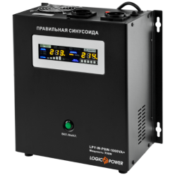 ИБП с правильной синусоидой LogicPower LPY-W-PSW-1000VA+ (700W) 10A/20A 12V