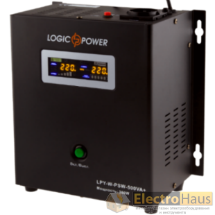 ИБП с правильной синусоидой LogicPower LPY-W-PSW-500VA+ (350W) 5A/10A 12V