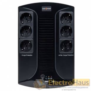 ИБП линейно-интерактивный LogicPower LP 850VA-6PS