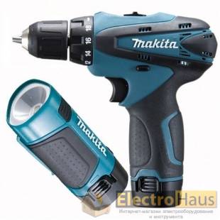 Аккумуляторный шуруповерт MAKITA DF330DWLE