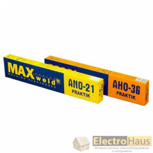 Сварочные электроды MAXweld АНО-36 Praktik 4 мм 5 кг