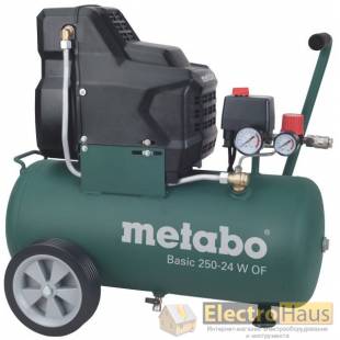 Компрессор Metabo Basic 250-24 WOF (безмасляный)