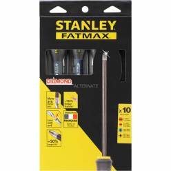 Набор отверток STANLEY FMHT0-62064 FatMax Diamond Tip с алмазными наконечниками (10 шт.)